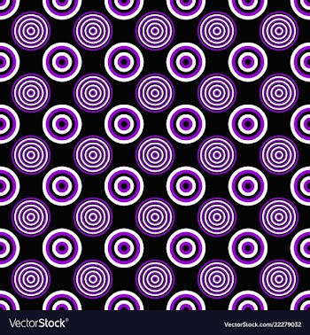 Abstract seamless circle pattern background vector image