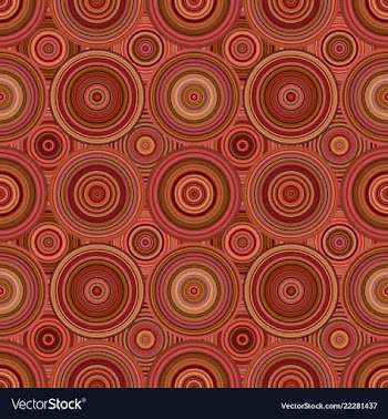 Abstract seamless circle pattern - background vector image
