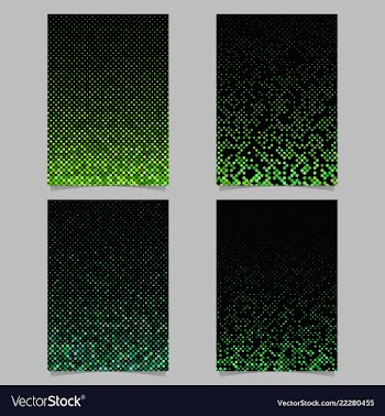 Abstract seamless circle pattern brochure vector image