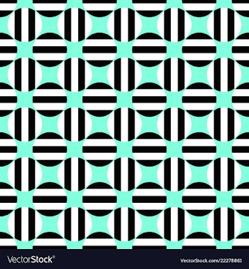 Abstract seamless circle pattern design vector image