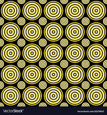 Abstract seamless circle pattern design vector image