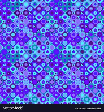 Abstract seamless colorful circle pattern vector image