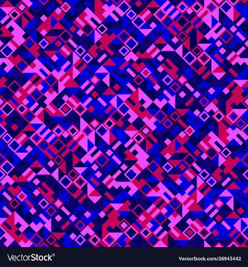 Abstract seamless colorful geometric pattern vector image