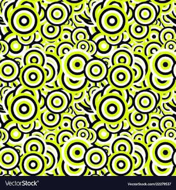 Abstract seamless concentric ring pattern vector image