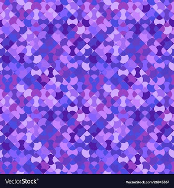 Abstract seamless curved shape pattern background vector image