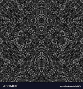 Abstract seamless dark grey gemstone oriental vector image
