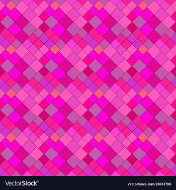 Abstract seamless deep pink square pattern vector image