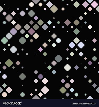 Abstract seamless diagonal rounded square pattern vector image
