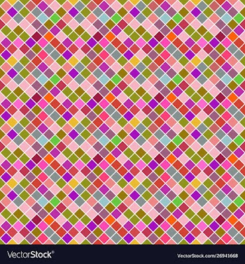 Abstract seamless diagonal square pattern vector image