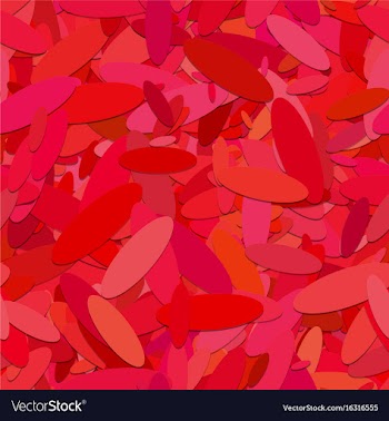Abstract seamless ellipse background pattern vector image