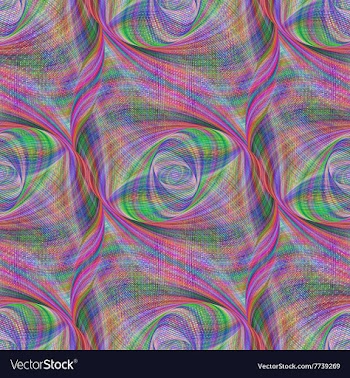 Abstract seamless fractal pattern design vector image