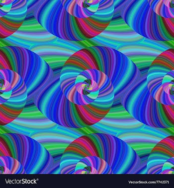 Abstract seamless fractal swirl pattern vector image
