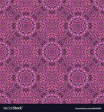 Abstract seamless gemstone oriental pattern vector image