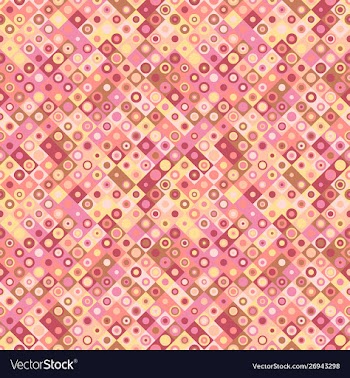 Abstract seamless geometrical circle pattern vector image