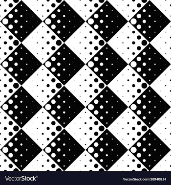Abstract seamless geometrical dot pattern vector image