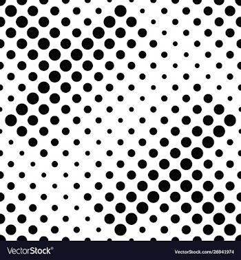 Abstract seamless geometrical dot pattern vector image