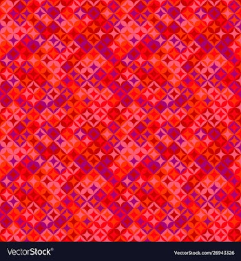 Abstract seamless geometrical mosaic pattern vector image