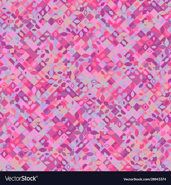 Abstract seamless geometrical mosaic pattern vector image