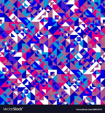 Abstract seamless geometrical random triangle vector image