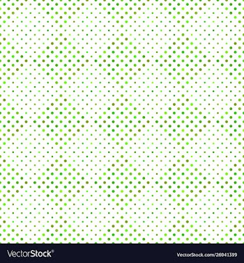 Abstract seamless green geometrical circle vector image