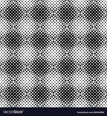 Abstract seamless monochrome geometrical dot vector image