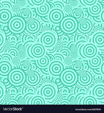 Abstract seamless pattern - concentric circle vector image