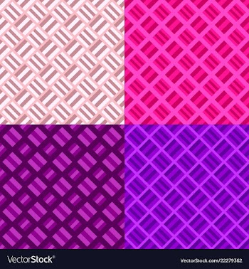 Abstract seamless pattern set - square background vector image