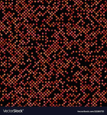 Abstract seamless pentagram pattern background vector image