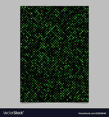 Abstract seamless pentagram pattern brochure vector image