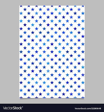 Abstract seamless pentagram star pattern flyer vector image