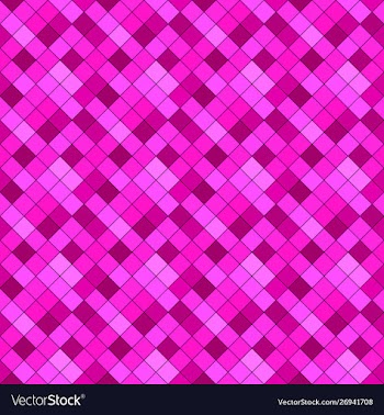 Abstract seamless pink diagonal square pattern vector image