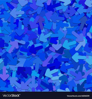 Abstract seamless random arrow background pattern vector image