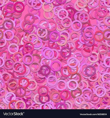Abstract seamless random circle pattern vector image