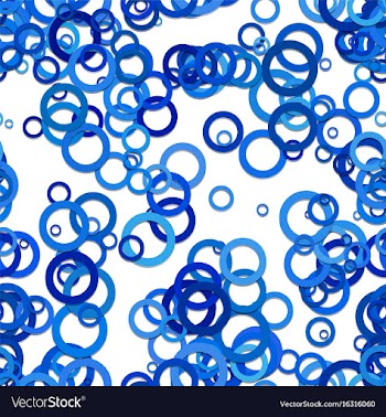 Abstract seamless random circle pattern vector image