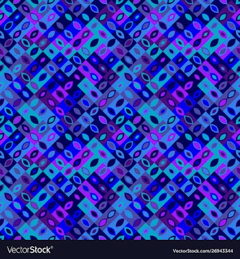 Abstract seamless random curved shape pattern vector image