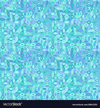 Abstract seamless random curved shape pattern vector image