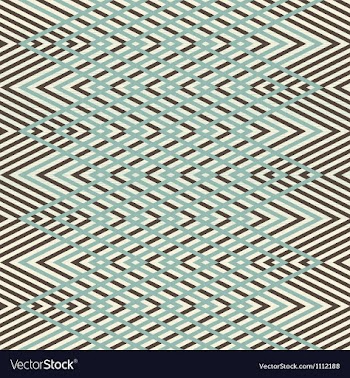 Abstract seamless retro geometric pattern vector image