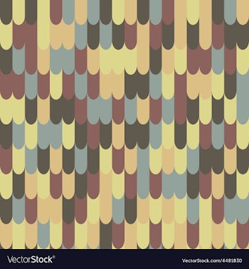 Abstract seamless roof tile pattern vector image