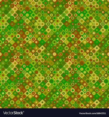 Abstract seamless square and circle pattern vector image
