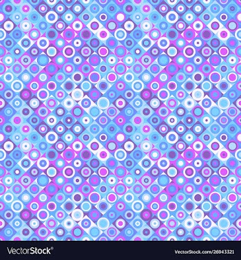 Abstract seamless square and circle pattern vector image