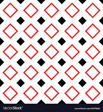 Abstract seamless square pattern background vector image