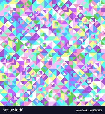 Abstract seamless triangle tile pattern vector image