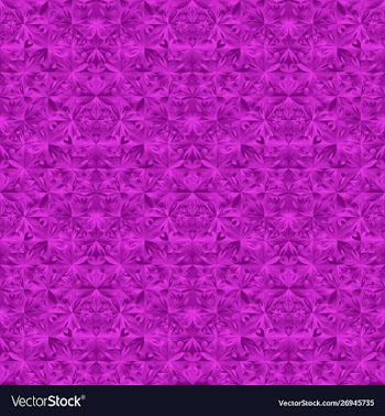 Abstract seamless violet mosaic floral pattern vector image