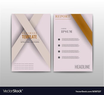 Abstract set of business card print template vector image