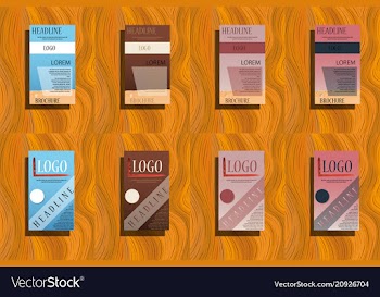 Abstract set of triangular geometric design vector image