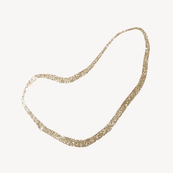 Abstract shape collage element, gold | Free Photo - rawpixel