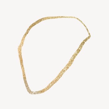 Abstract shape collage element, gold | Free Photo - rawpixel