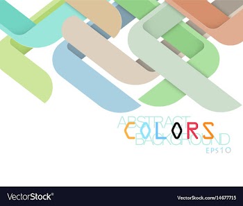 Abstract shape colors modern style vector image