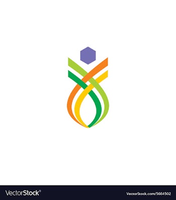  					Abstract shape unusual logo vector image														