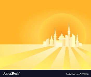  					Abstract shining city vector image														